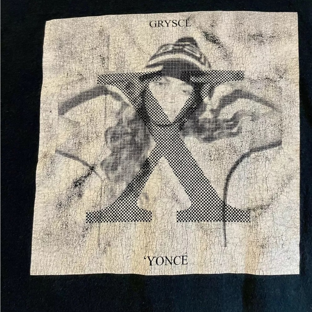 Beyonce GRYSCE YONCE Shirt Preowned Medium Vintage T-shirt.